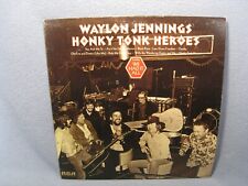 Vintage 1973 RCA. Waylon Jennings Hokey Tonk Heros LP. Record picture