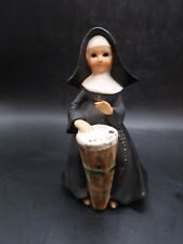 MCM Napcoware Japan Porcelain Nun playing Drum Figurine picture
