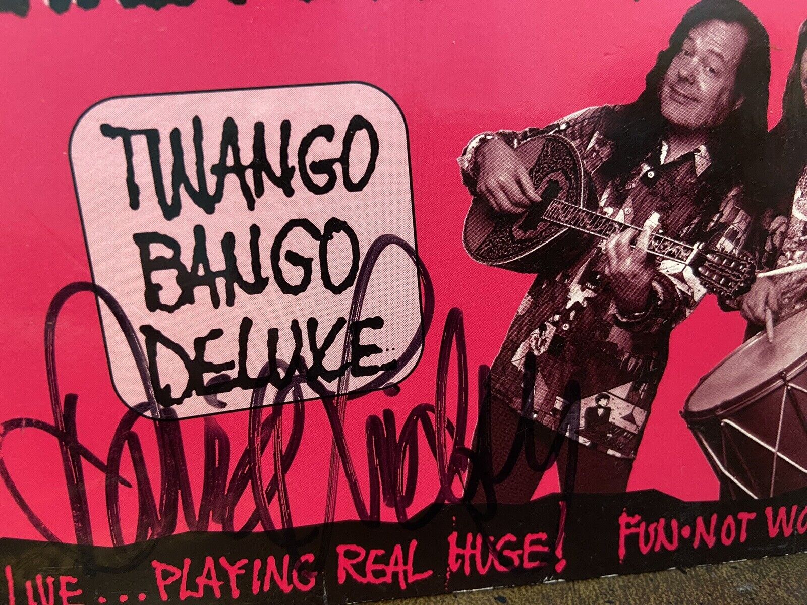 DAVID LINDLEY AND WALLY INGRAM - TWANGO BANGO DELUXE  CD Signed copy Autographed