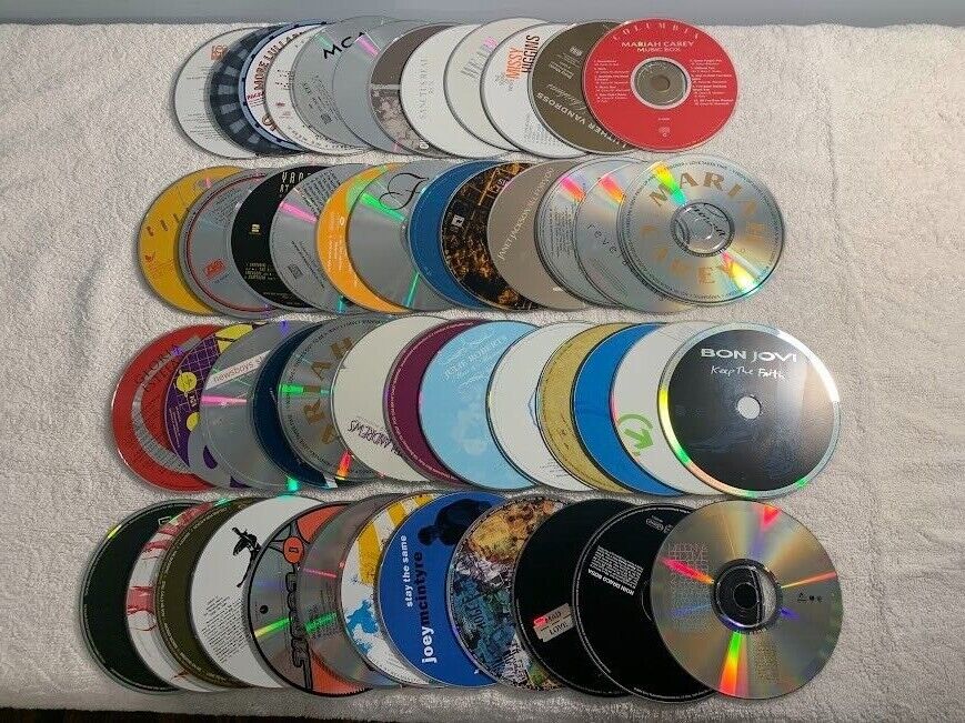  Lot of 47 UNTESTED Assorted Music CD\'s Various Artists and Genres - Discs Only