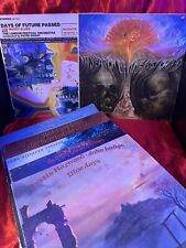 LOT of 7 Vintage MOODY BLUES VINYL RECORDS Hayward/Lodge Blue Jays, Days Of Fut picture