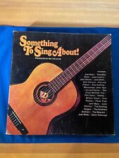 Something To Sing About (3) lp vinyl, Rare, Joan Baez, J.Denver, vinyl excellent picture