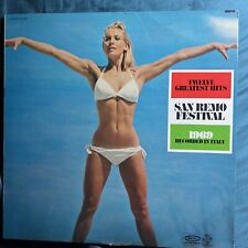 SAN REMO FESTIVAL 1969 LP 12 Greatest Hits - FIRST PRESS CHEESECAKE Vinyl Record picture