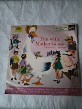 VINTAGE 1950'S/MOTHER GOOSE 10 inch RECORD by RCA/ VICTOR picture