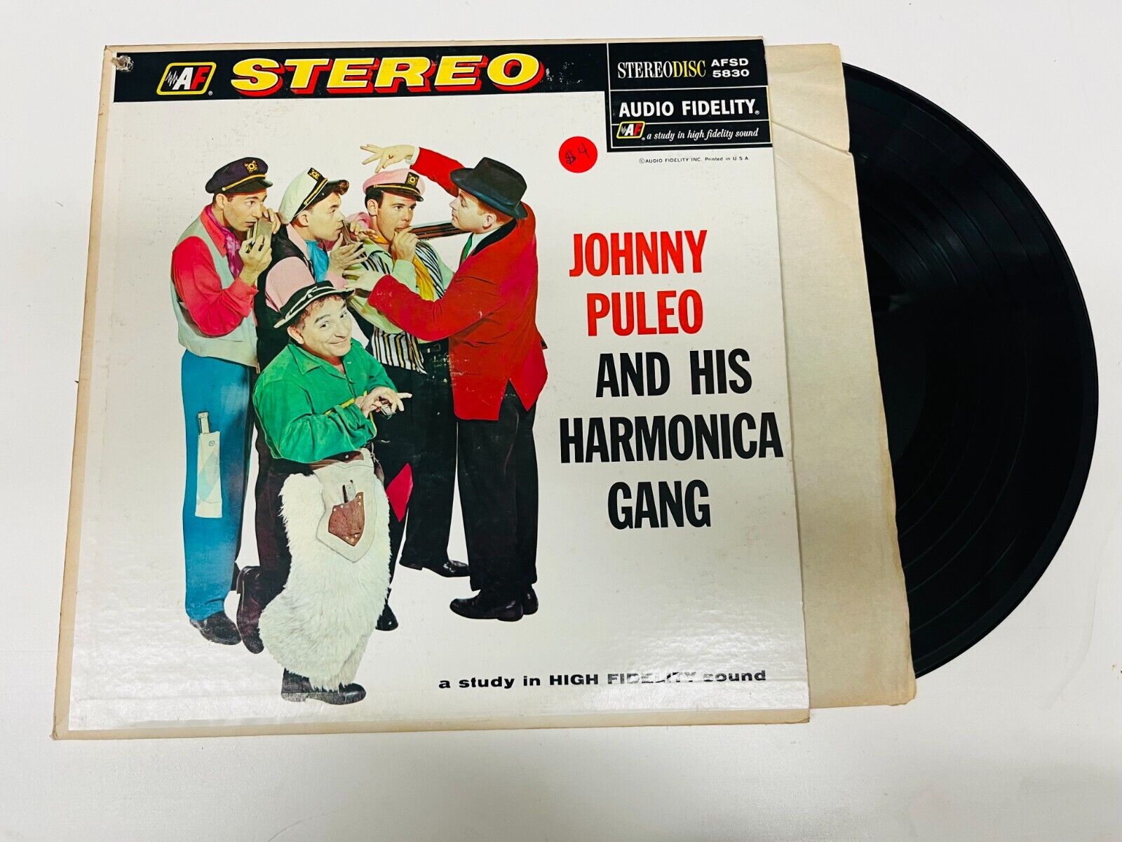 JOHNNY PULEO AND HIS HARMONICA GANG LP 12\