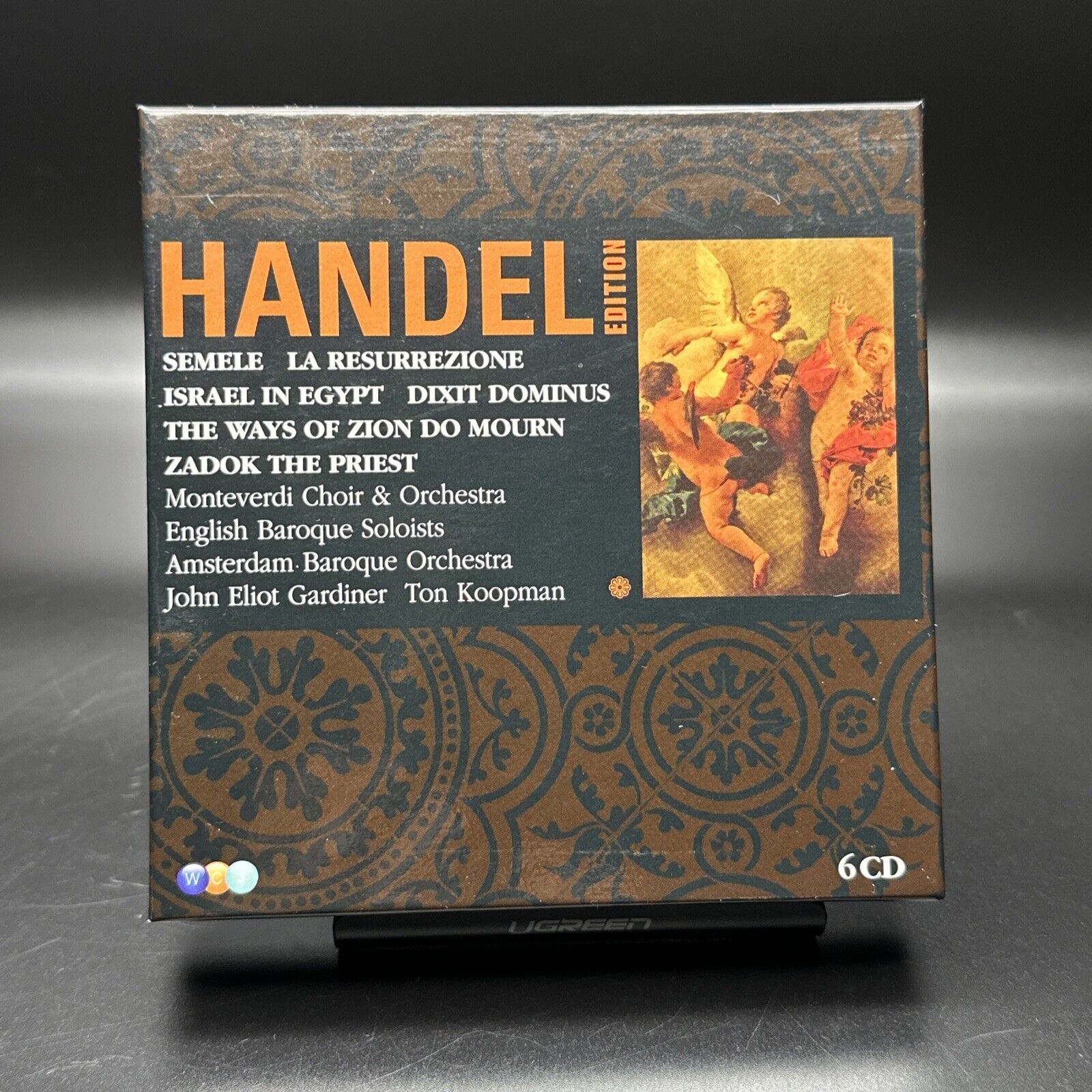 Handel Edition, Semele Israel in Egypt, Gardiner Koopman [Erato 6 CD Box Set] NM