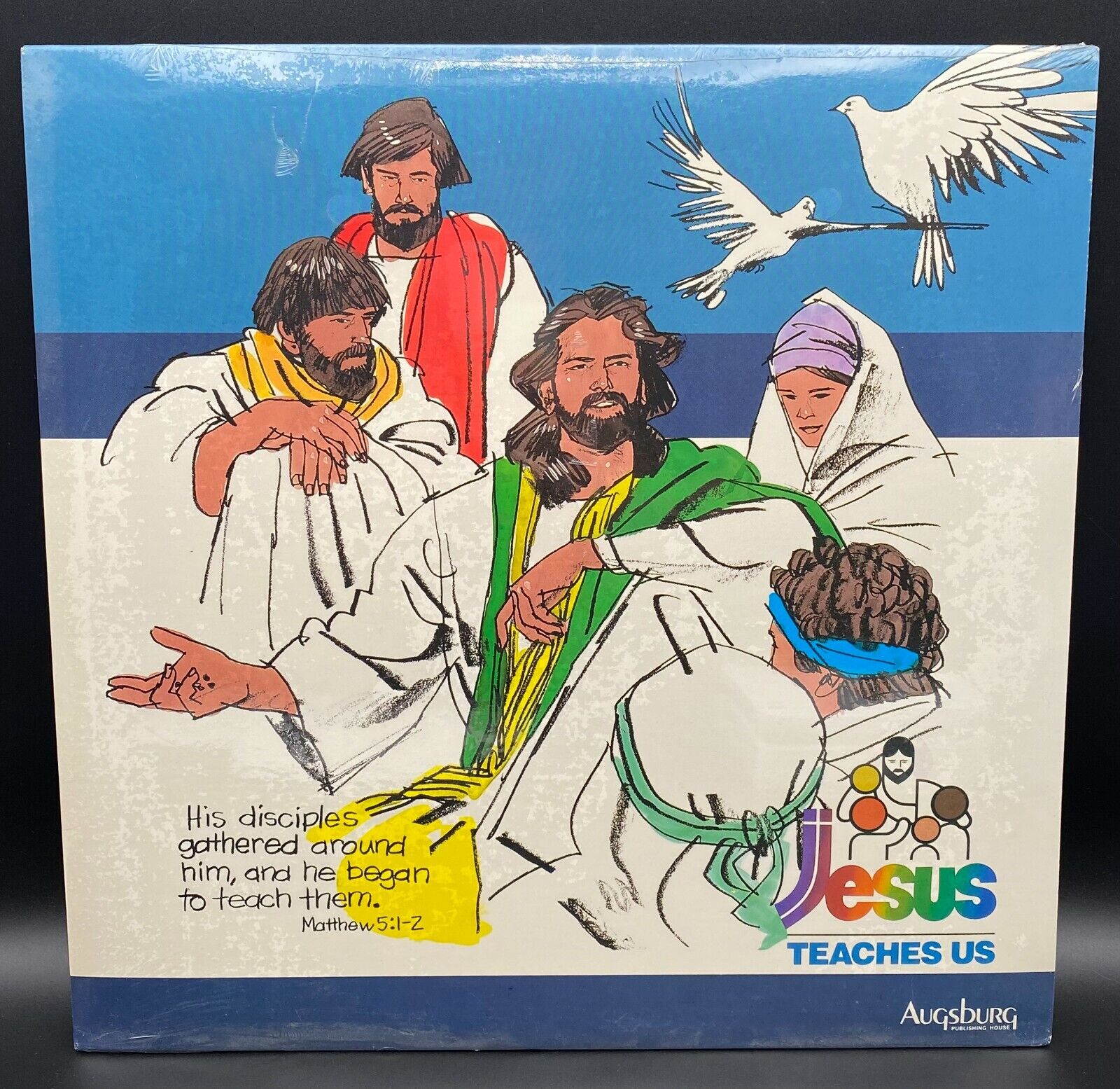 Vintage Jesus Teaches Us 1985 Gospel Vinyl Record SEALED 23-1681 Augsburg 