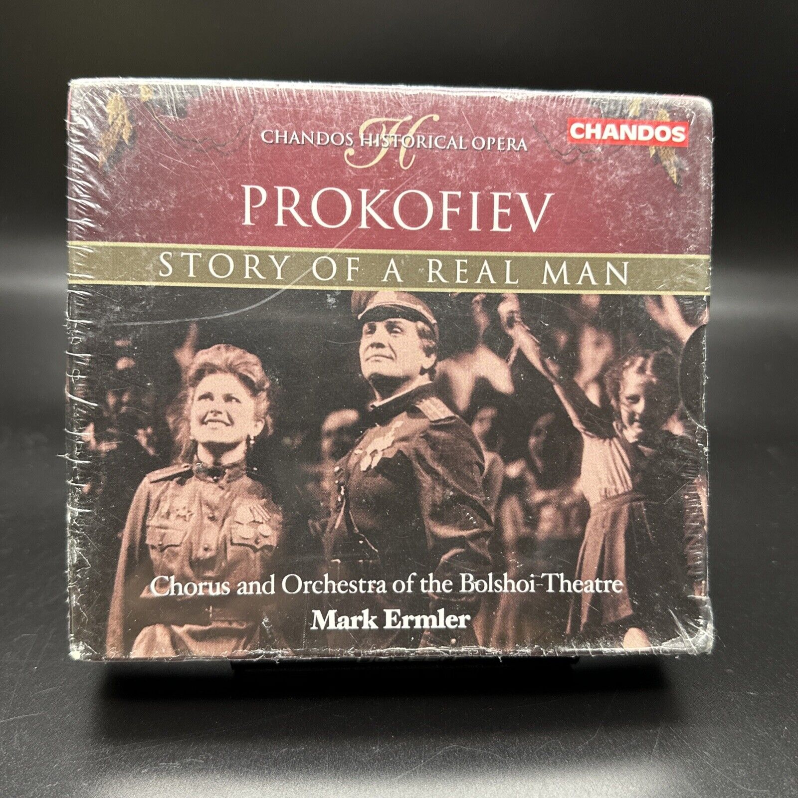 Prokofiev STORY OF A REAL MAN, Mark Ermler [Chandos 2 CD Box Set] SEALED