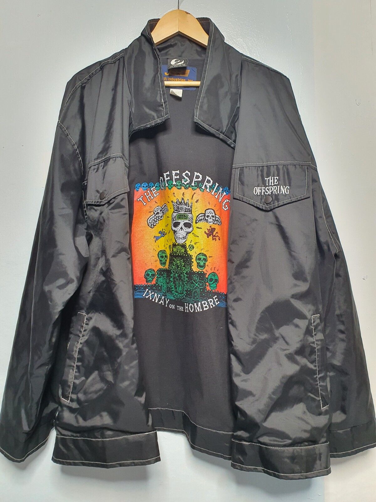 Vintage The Offspring Crew Jacket 1997 Ixnay On The Hombre Rare Mens Extra Large