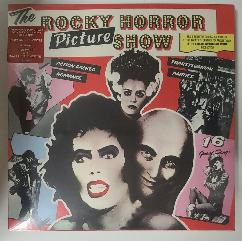 The Rocky Horror Picture Show  – Red LP Vinyl Record - NEW Sealed - Soundtrack