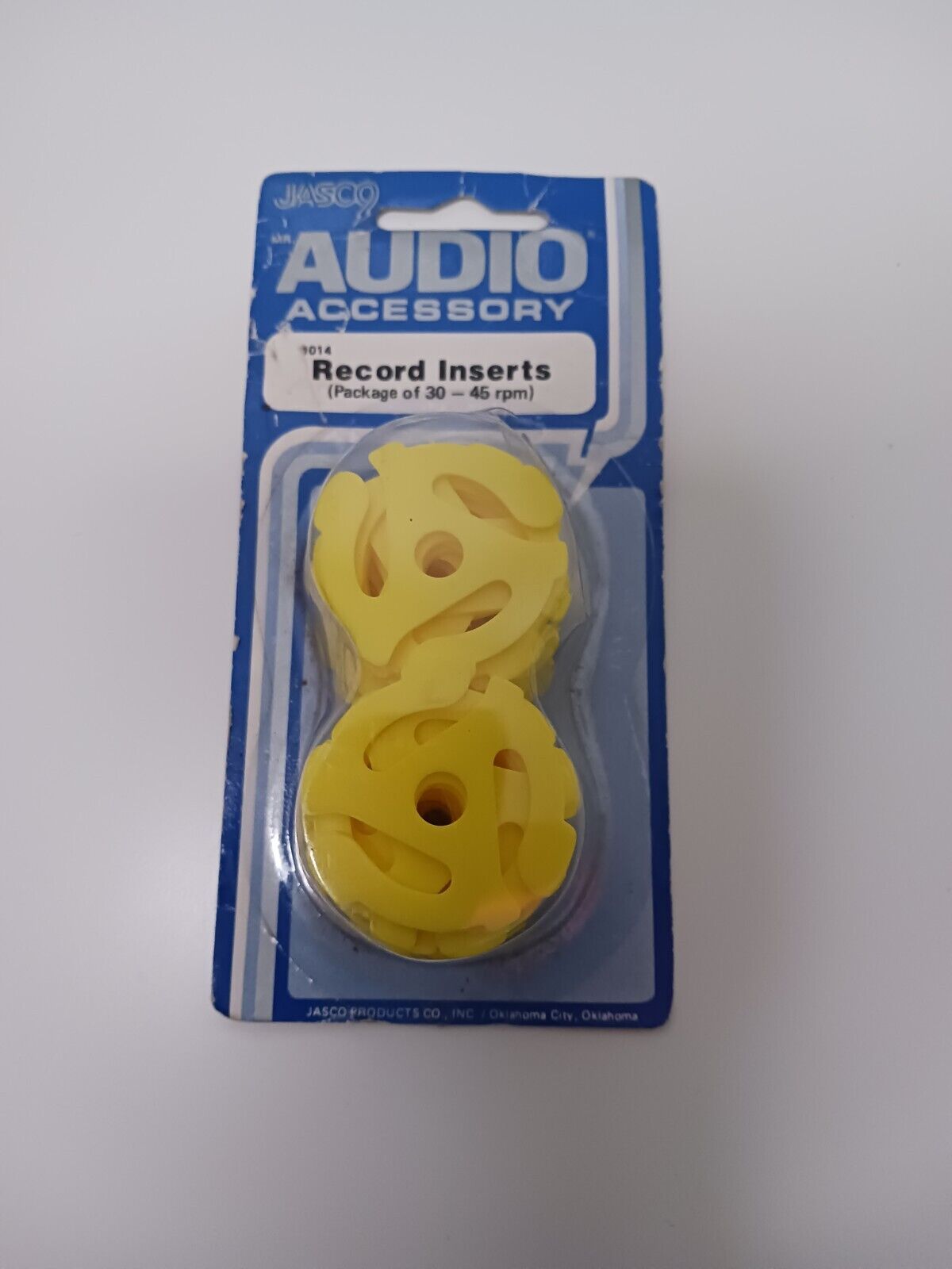 Lot of 30 NOS Vintage Jasco Yellow Plastic 45 RPM Record Adaptors Inserts 🌟 