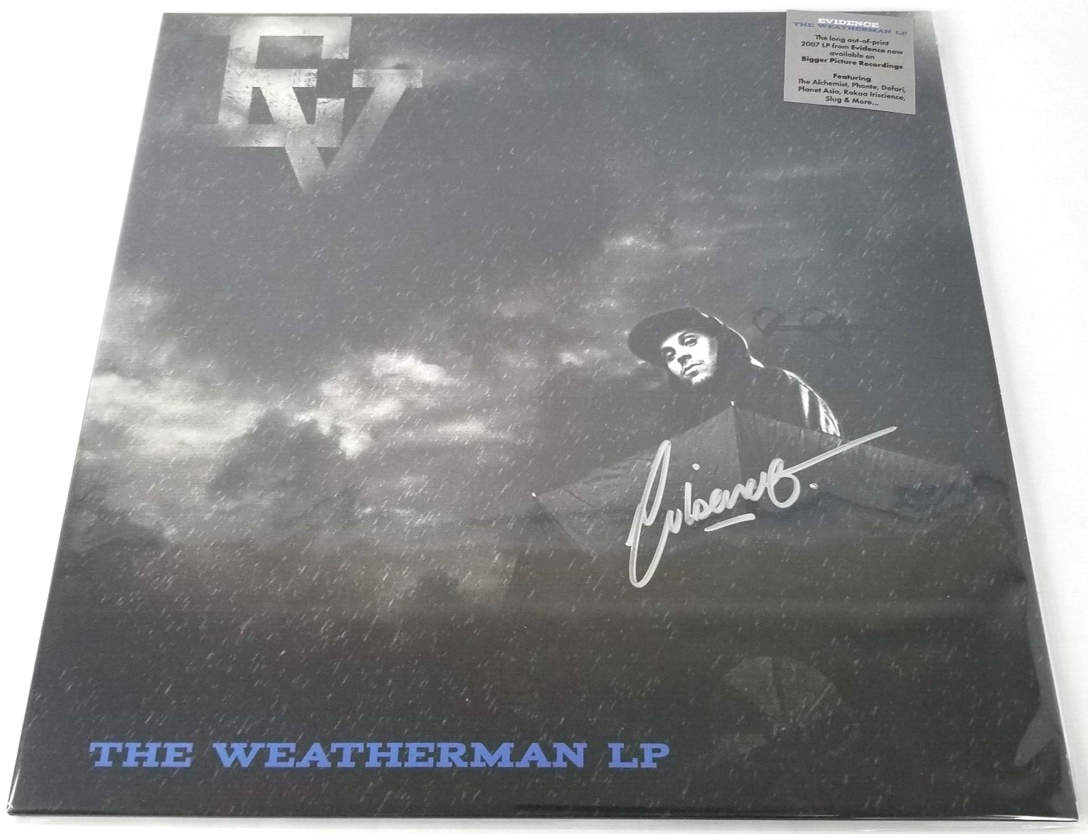 Evidence The Weatherman LP White Vinyl Signed by Evidence 2xLP Brand New Sealed