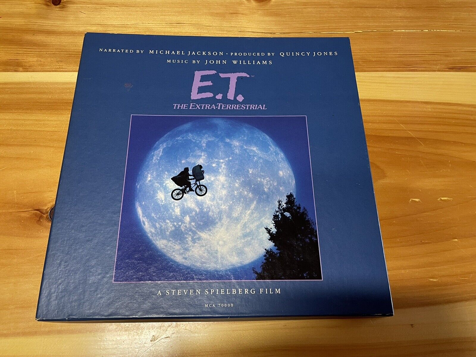 E.T. The Extra Terrestrial - Narrated by Michael Jackson  Poster LP Vinyl Record