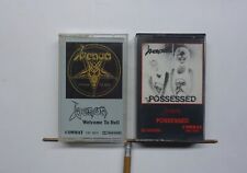 2 Vintage Original Venom Cassettes Lot Welcome To Hell & Possessed Heavy Metal picture