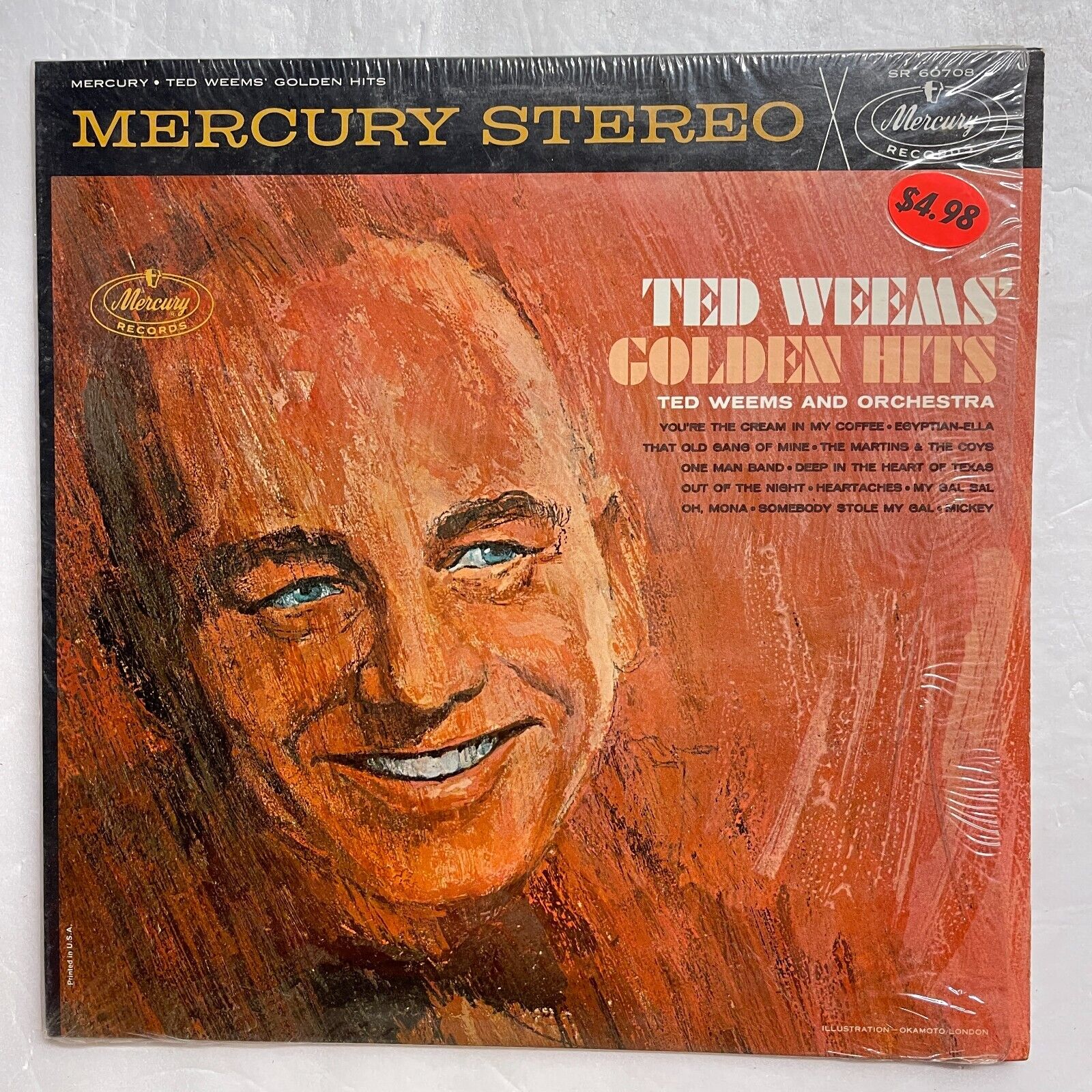 Ted Weems ‎– Ted Weems\' Golden Hits Vinyl, LP Mercury ‎– SR 60708