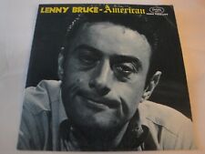 Lenny Bruce - American VINYL LP ALBUM FANTASY RECORDS RED VINYL picture