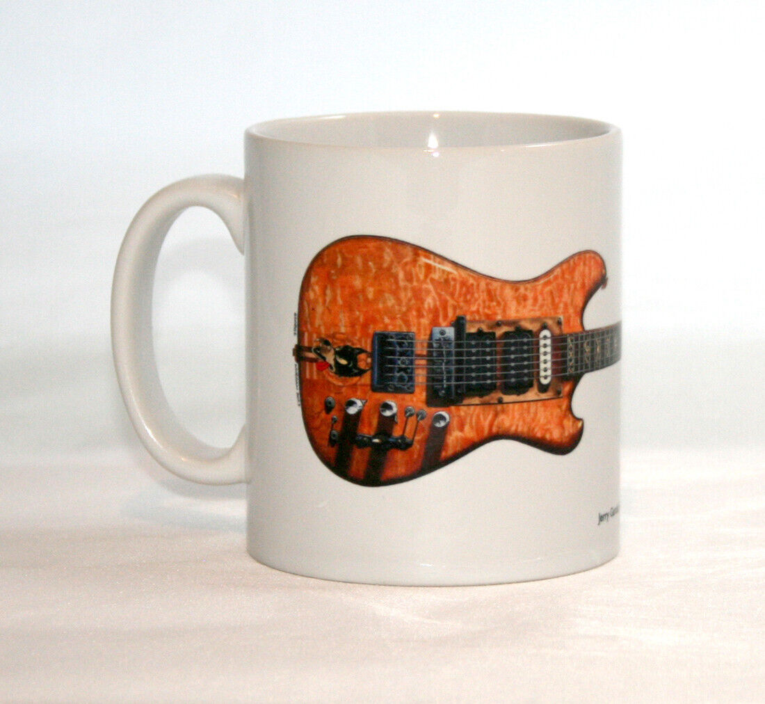 Guitar Mug. Jerry Garcia\'s Wolf guitar illustration.