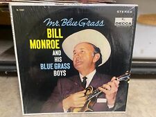 Mr. Blue Grass Bill Monroe - Vintage Vinyl Record picture