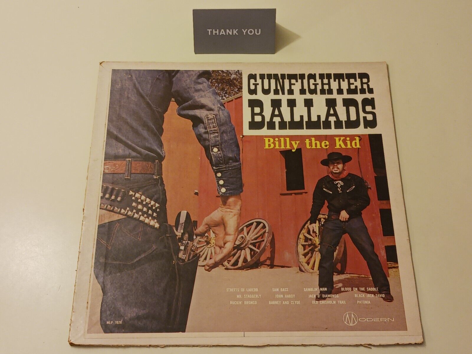 Gunfighter Ballads - Billy The Kid - Vinyl LP (1962) mlp 7026 Vintage Rare