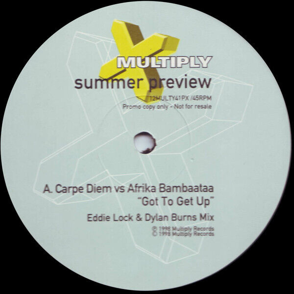 Afrika Bambaataa vs. Carpe Diem / Mirrorball - Summer Preview, 12