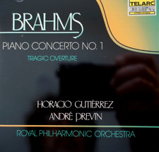 Brahms - Piano Concerto No 1, Tragic Overture, Previn, Gutierrez - CD, Like New picture