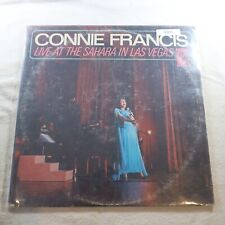 Connie Francis Live At The Sahara In Las Vegas   Record Album Vinyl LP picture