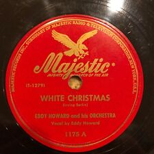 JAZZ - WHITE CHRISTMAS Eddy Howard Orchestra 78 rpm MAJESTIC 1175 V+ picture