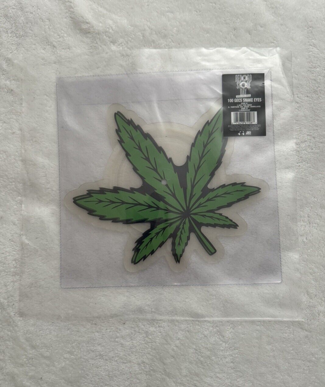 100 Gecs Snake Eyes Weed Leaf 10\'\' Record Store Day RSD 2024 EP Vinyl Record