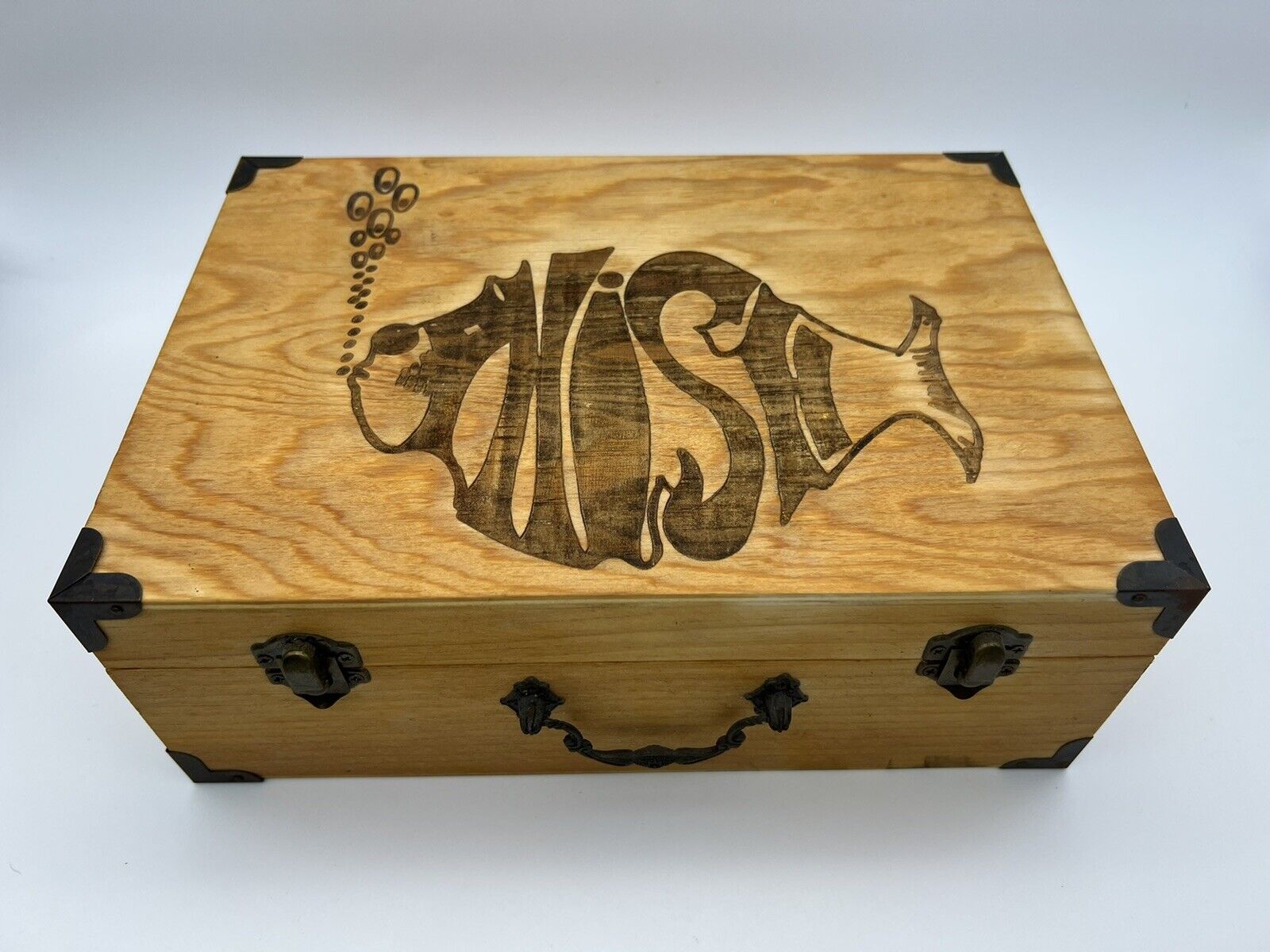 Phish Engraved Handmade Collectible Wooden Box/Trunk