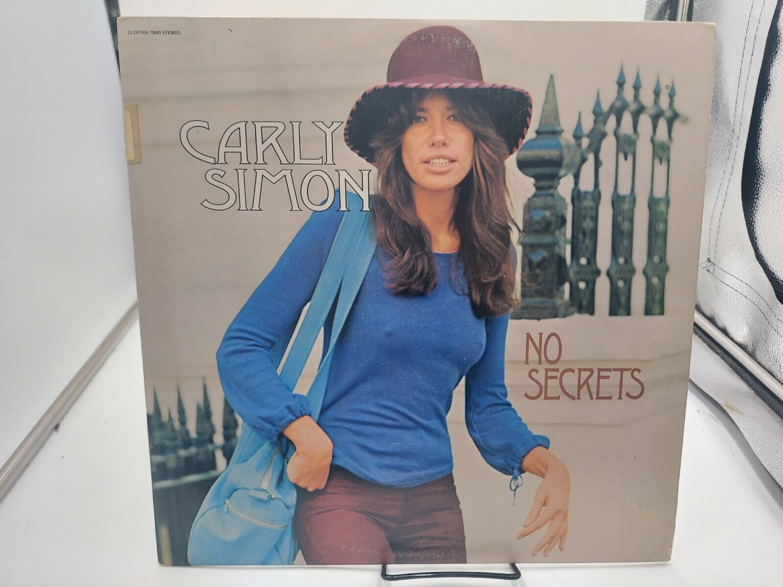 CARLY SIMON NO SECRETS LP Record 1972 ELEKTRA Ultrasonic Clean EX cVG+