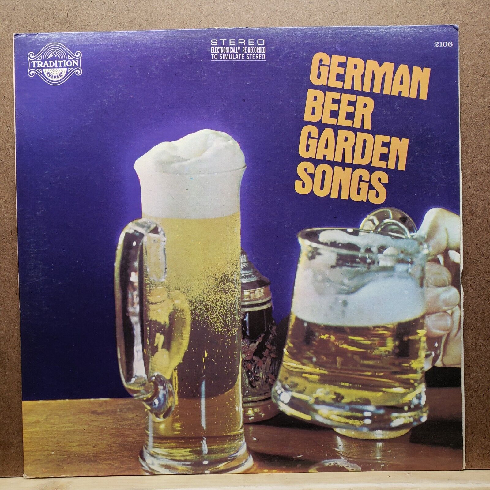 German Beer Garden Songs - TR-2106 - Vinyl Record LP