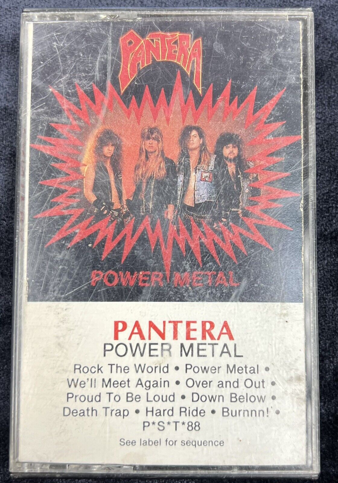 Pantera Power Metal cassette original metal magic 1988 MMR-1988C