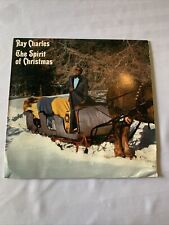 RAY CHARLES Spirit Of Christmas LP • 1985 Columbia FC 40125 • Promo picture