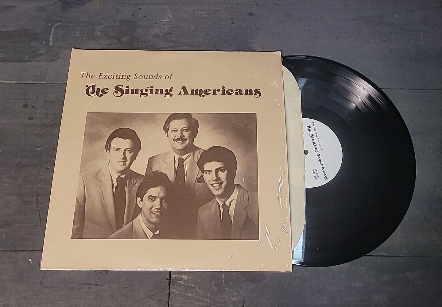 Rare**The Exciting Sounds Of The Singing Americans 33rpm Vintage Vinyl (RSR1260)