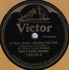 Selvin's Novelty Orch / Joseph C Smith 78 In Your Arms / Naughty Waltz SH1C picture
