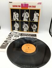 Elvis Presley Having Fun With Elvis On Stage RCA LP Pre Owned Tested  picture