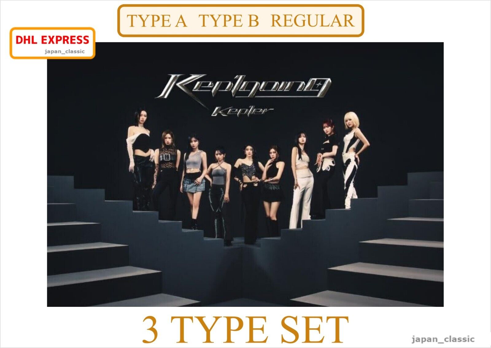 Kep1er Kep1going LIMITED EDITION TYPE A B REGULAR EDITION CD 3 TYPE SET JAPANESE