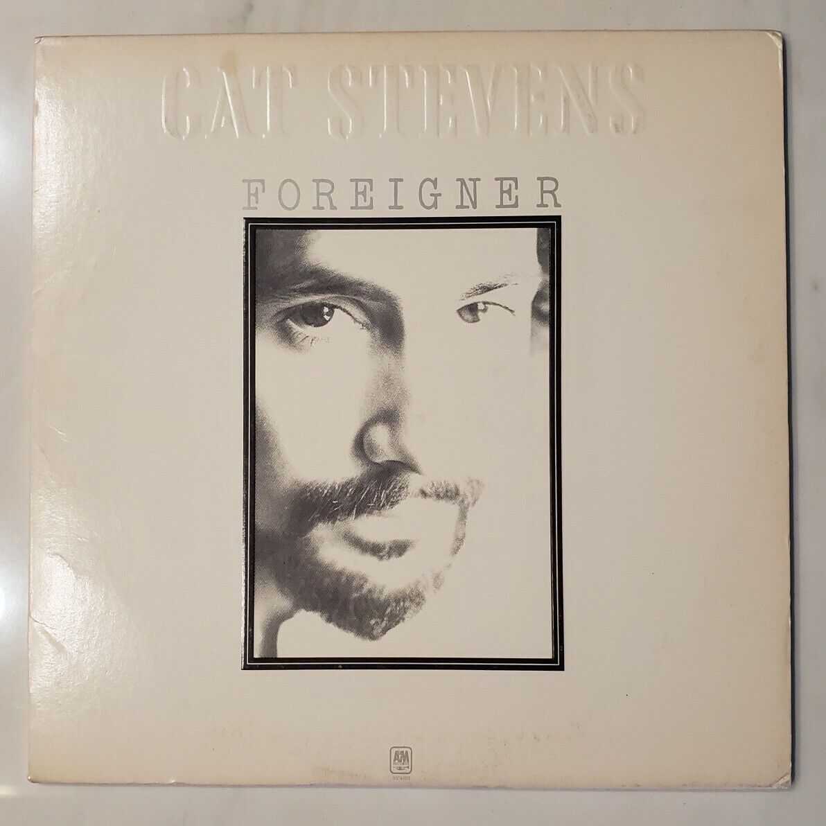 CAT STEVENS - Foreigner LP - Original Postcard Lyric Sheet - Vinyl Record Album