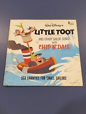 1968 Walt Disney Little Toot & Sailor Songs Disneyland DQ1233 Vinyl LP Record VG picture
