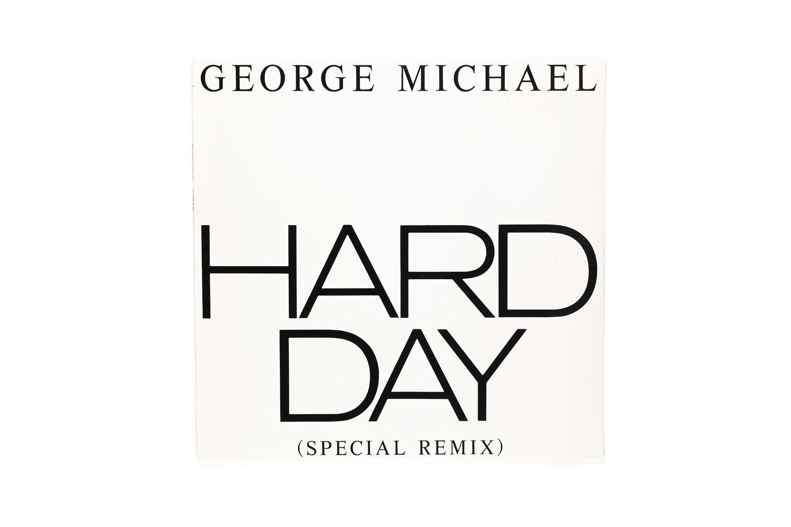 George Michael - Hard Day (Special Remix) - Vinyl LP Record - 1987