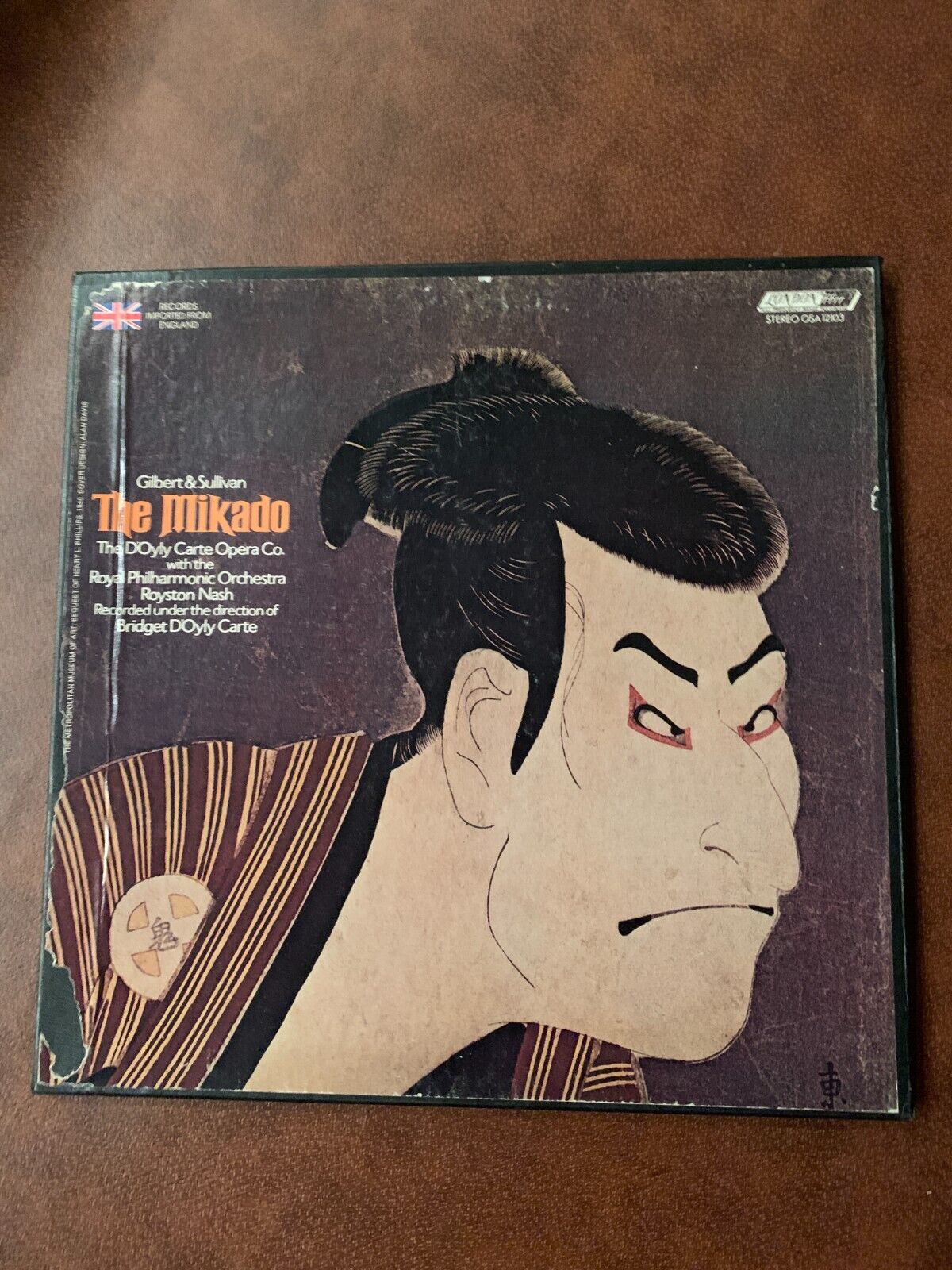 Gilbert & Sullivan- The Mikado Box Set 1973 OSA-12103 Vinyl 12\'\' Vintage
