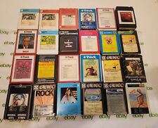 Lot of 25 Vintage 8-Track Cartridge Tapes Oldies Country Rock Untested  picture
