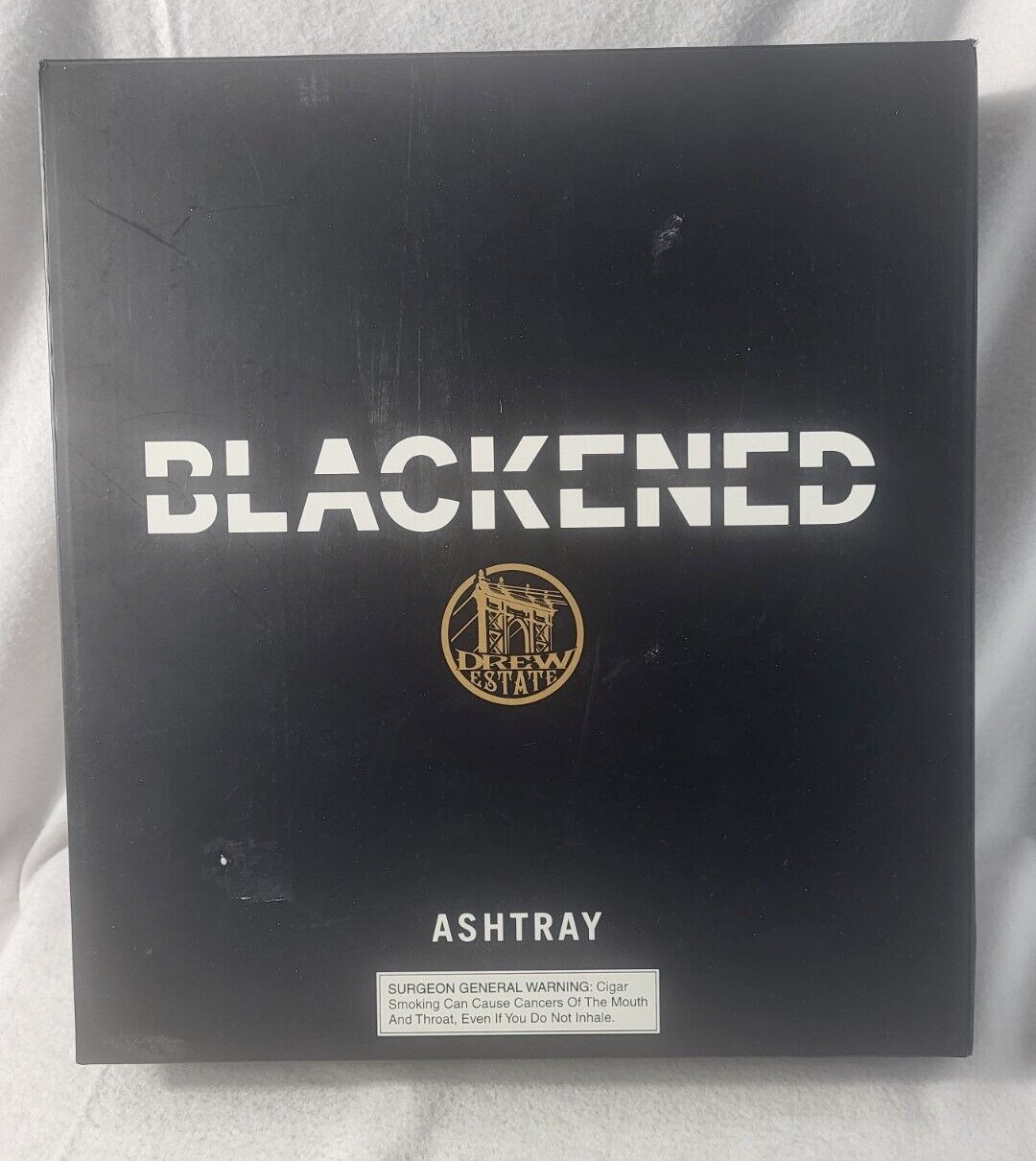 Drew Estate M81 Blackened Metallica Guitar Shaped Cigar Ashtray RARE
