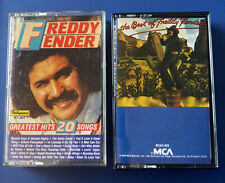 Vintage Freddy Fender Cassette Tapes 2,Greatest Hits- The Best Of Freddy Fender. picture
