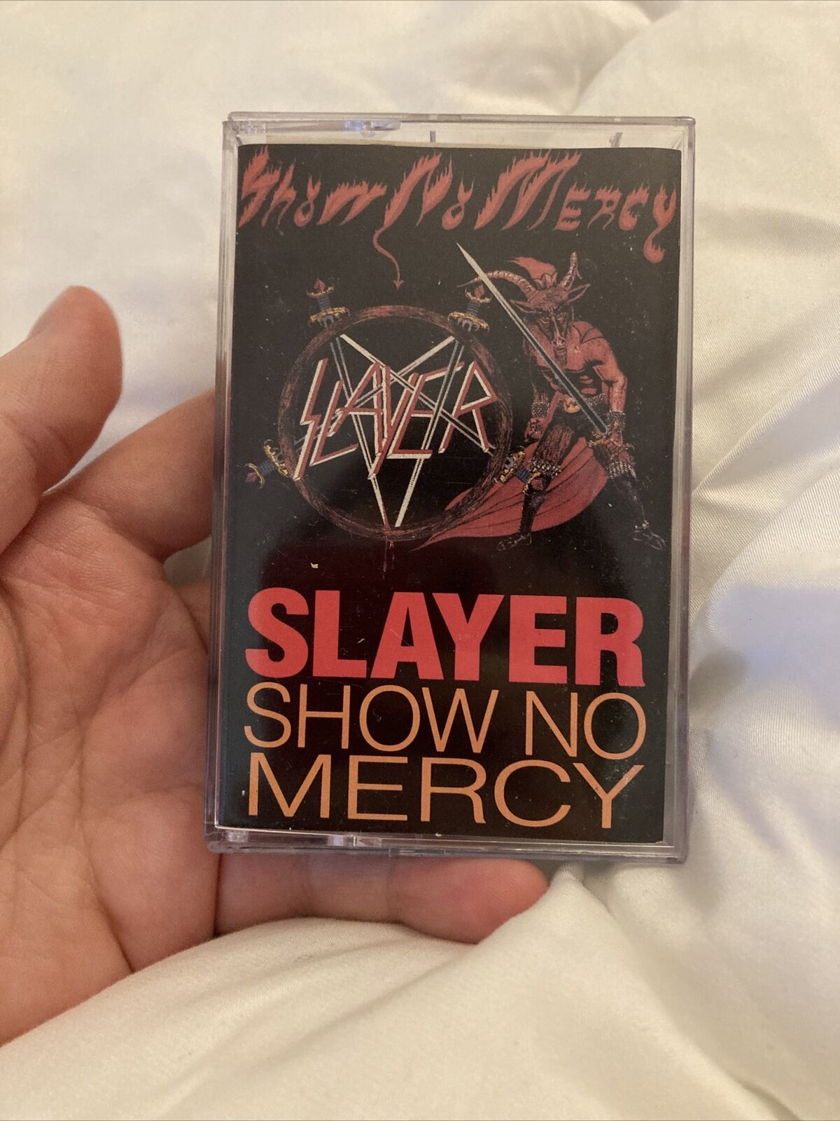 Vintage 1987 Show No Mercy by Slayer Cassette Tape Tested VG+