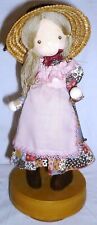 VINTAGE GORHAM ROTATING MUSIC BOX CLOTH DOLL PLAYS 'FEELINGS' picture