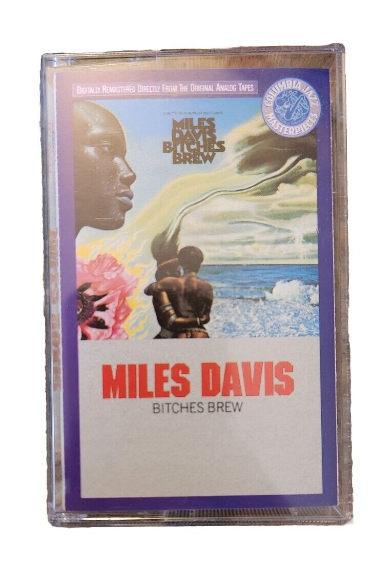 RARE Vintage Set of 2 Music Cassettes Miles Davis Bitches Brew J2T 40577 W/Felt