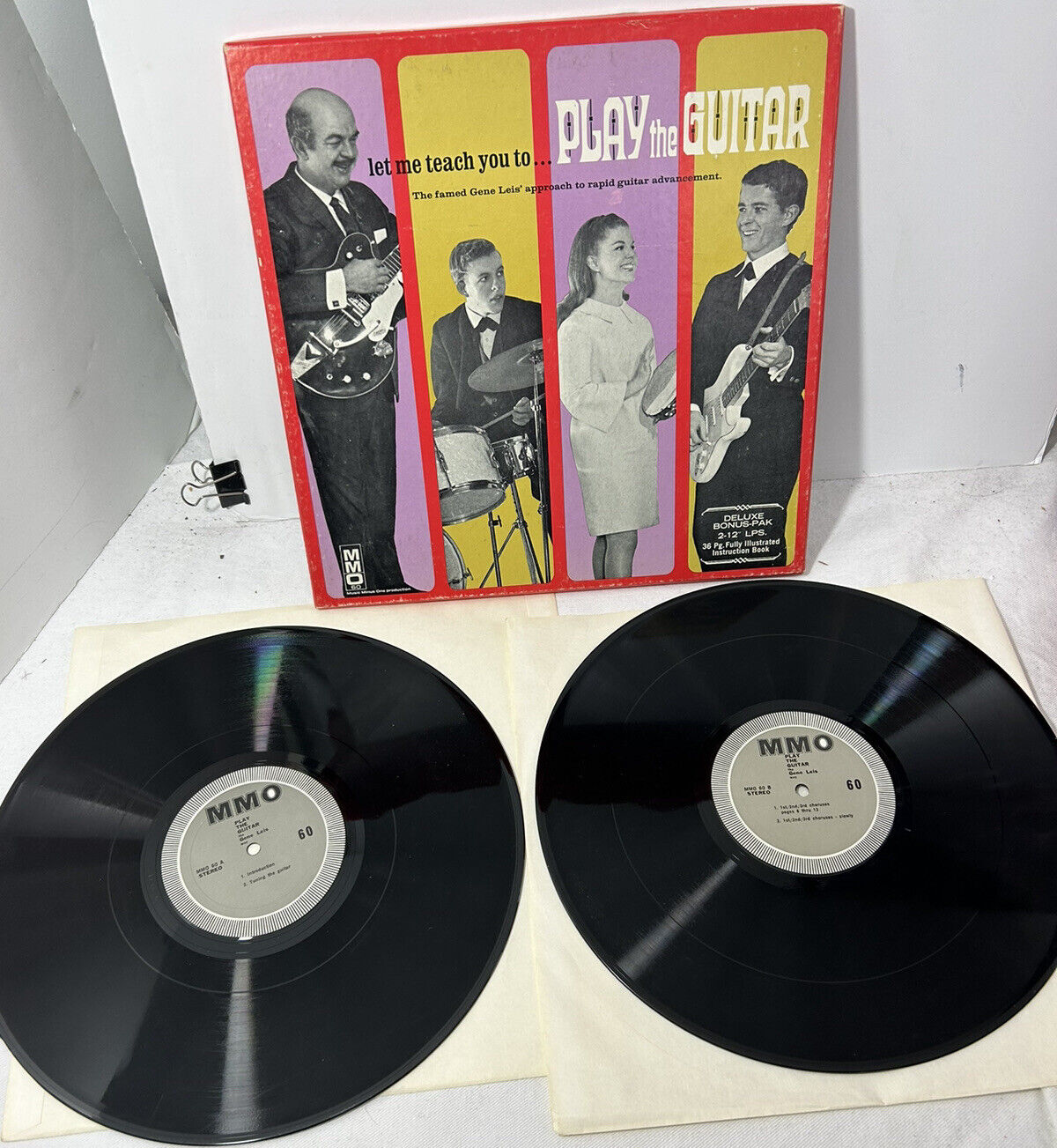 Let Me Teach You to Play The Guitar the Gene Leis MMO 60 2 LP  box set