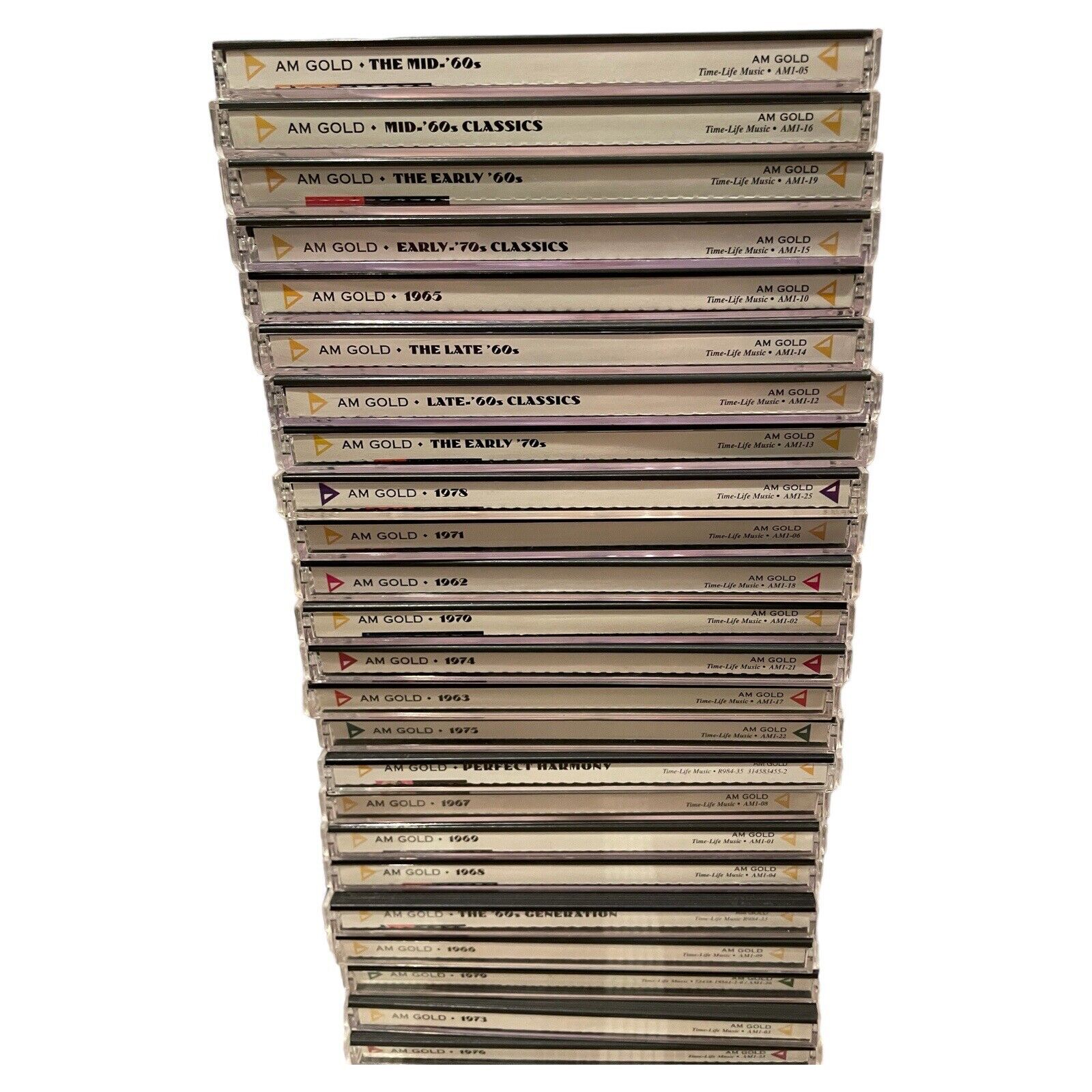 Vintage AM Gold CD Lot Time Life 25 Discs Classic Music