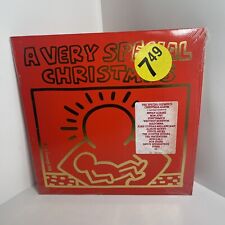 A Very Special Christmas Vinyl Record Keith Haring 1987 Embossed Cover VG++ picture